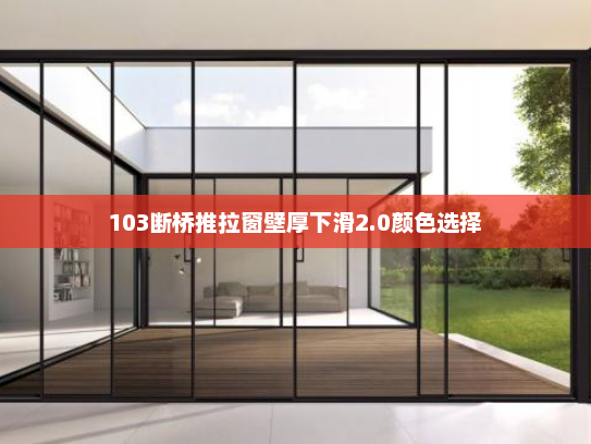 103断桥推拉窗壁厚下滑2.0颜色选择